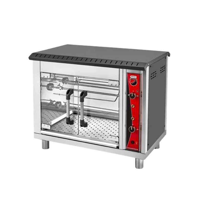 Işıkgaz Silverinox PL-6 Elektrikli 6'Lı Piliç Çevirme Makinesi